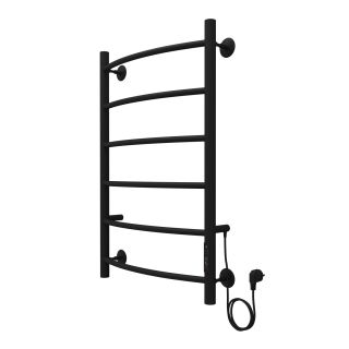 Полотенцесушитель электрический AZARIO VERONA AZ04858B 500/800 6 секций, диммер справа, черный